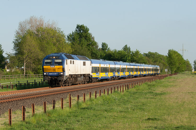 Eine Di 6 auf dem Weg nach Sylt. Foto: G. Meisner