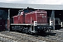 MaK 1000434 - DB "290 103-1"
11.04.1985 - Marburg, Bahnbetriebswerk
Klaus Lehnert (Archiv Patrick Paulsen)