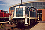 MaK 1000710 - DB "291 028-9"
16.07.1990 - Hamburg-Wilhelmsburg, BahnbetriebswerkAndreas Kabelitz